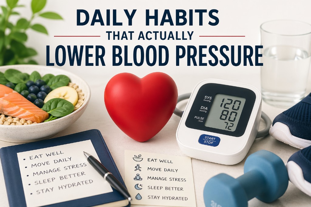 Daily habits that lower blood pressure